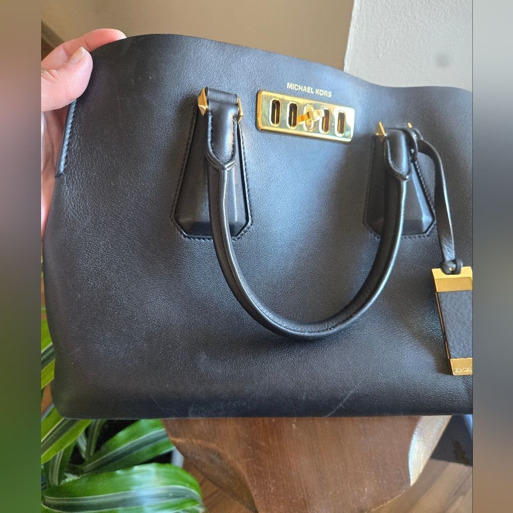Michael Kors Collection 2 Way Tote/ Stachel - Picture 5 of 16